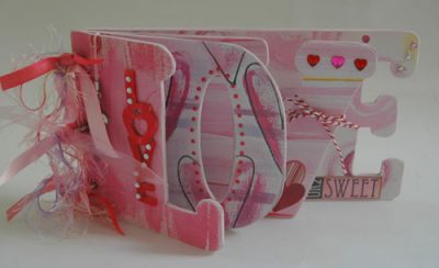 Personalised Chipboard Word Album Online Tutorial