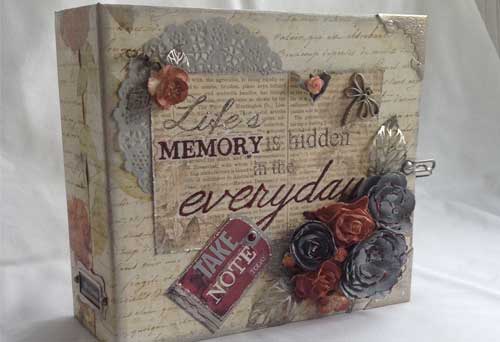 Stationers Desk Paper Bag Scrapbook Album Featured Image