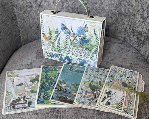  Office Girl Bag with 5 Mini Albums Online Tutorial